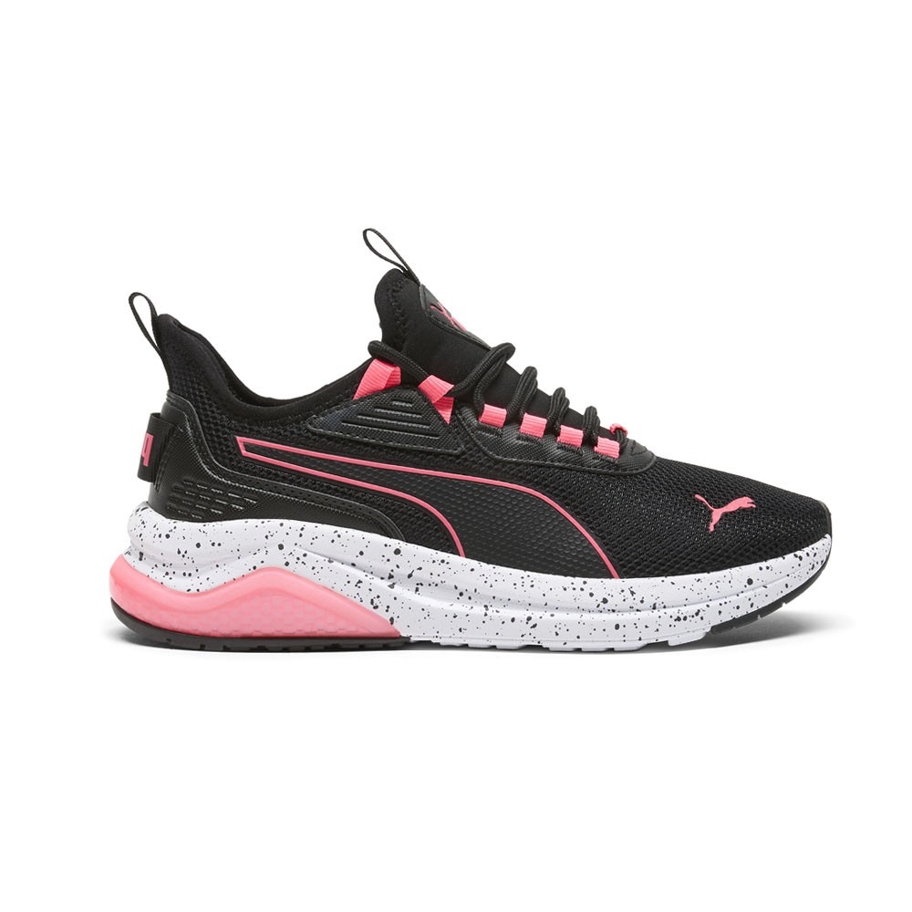 PUMA Amplifier Speckle Lace Up Womens Black Sneakers Casual Shoes - Image 2